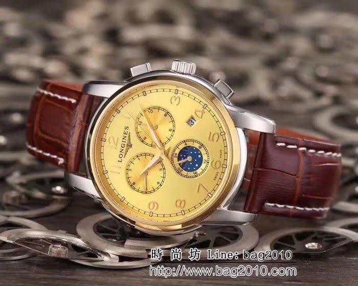 LONGINES浪琴 睿智風範 精緻款 頂級機械男士腕表 WSS2205